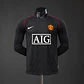 2007-08 Manchester United Away Long Sleeve Player Edition Jersey - thumbnail 1