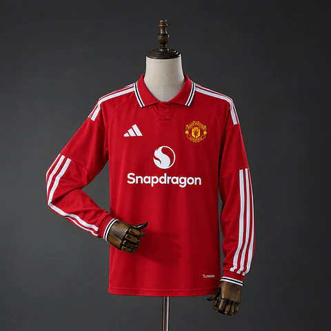 2026-27 Manchester United Home Long Sleeve Jersey