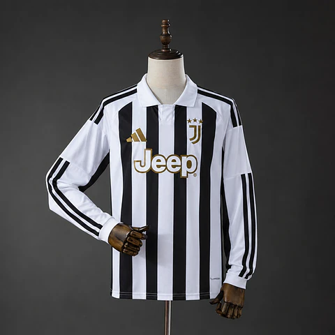 2026-27 Juventus Home Long Sleeve Jersey