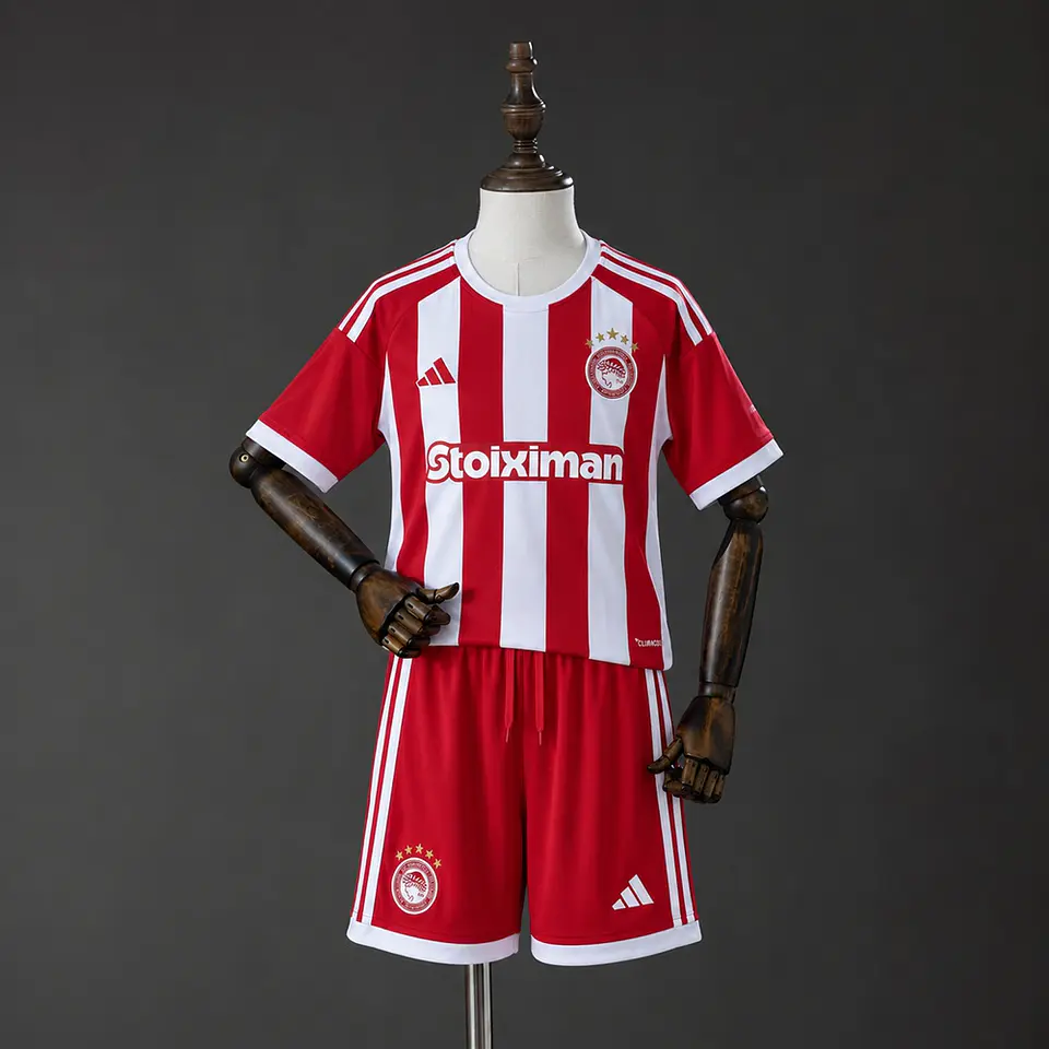 2026-27 Olympiacos Home Kids Kit 1