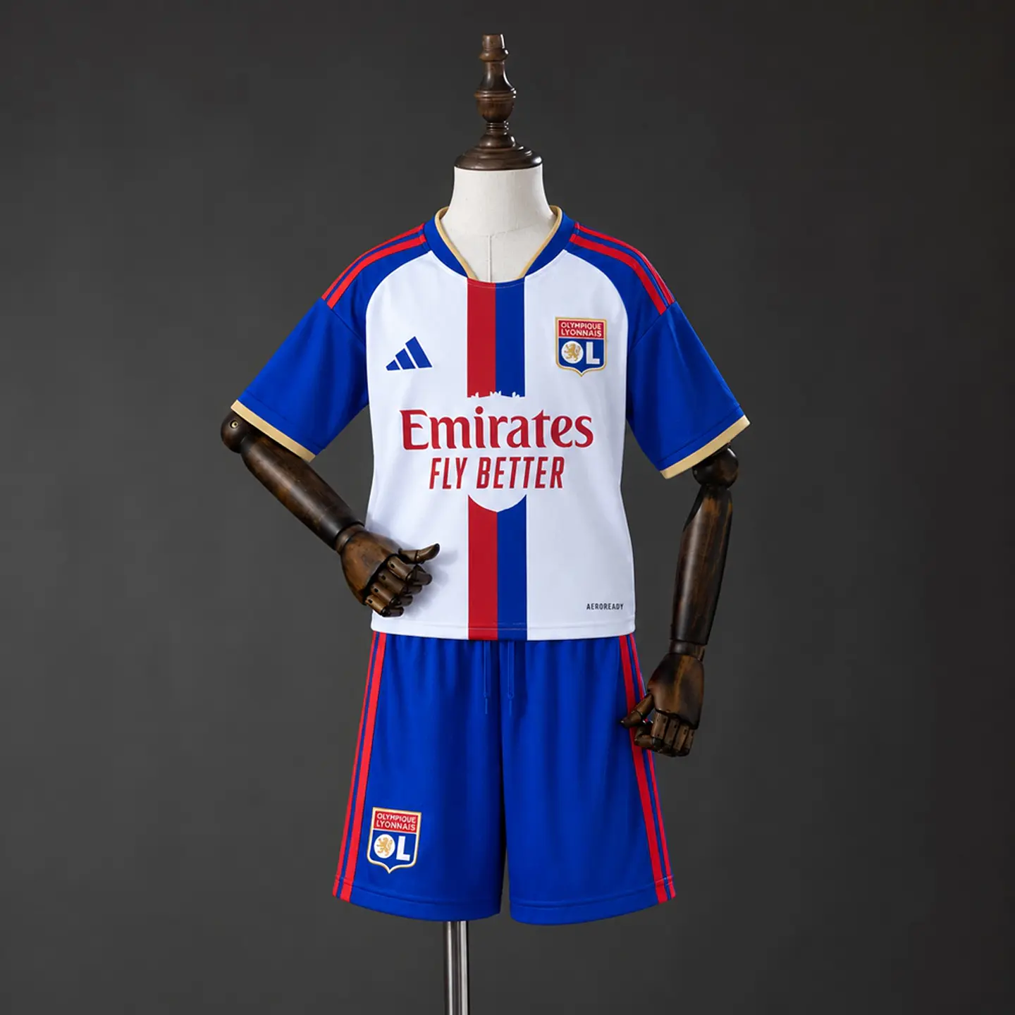 2026-27 Olympique Lyonnais Home Kids Kit 1