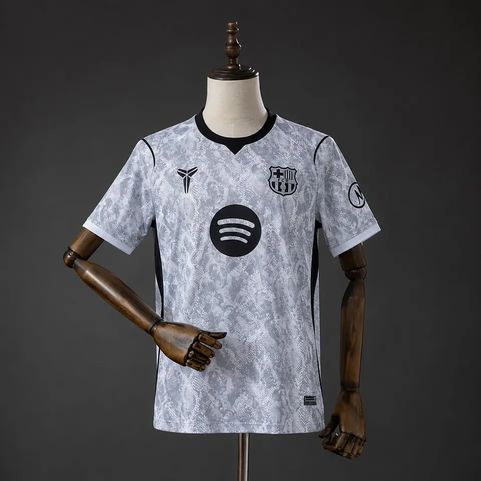 2026-27 Barcelona Grey Goalkeeper Jersey 1