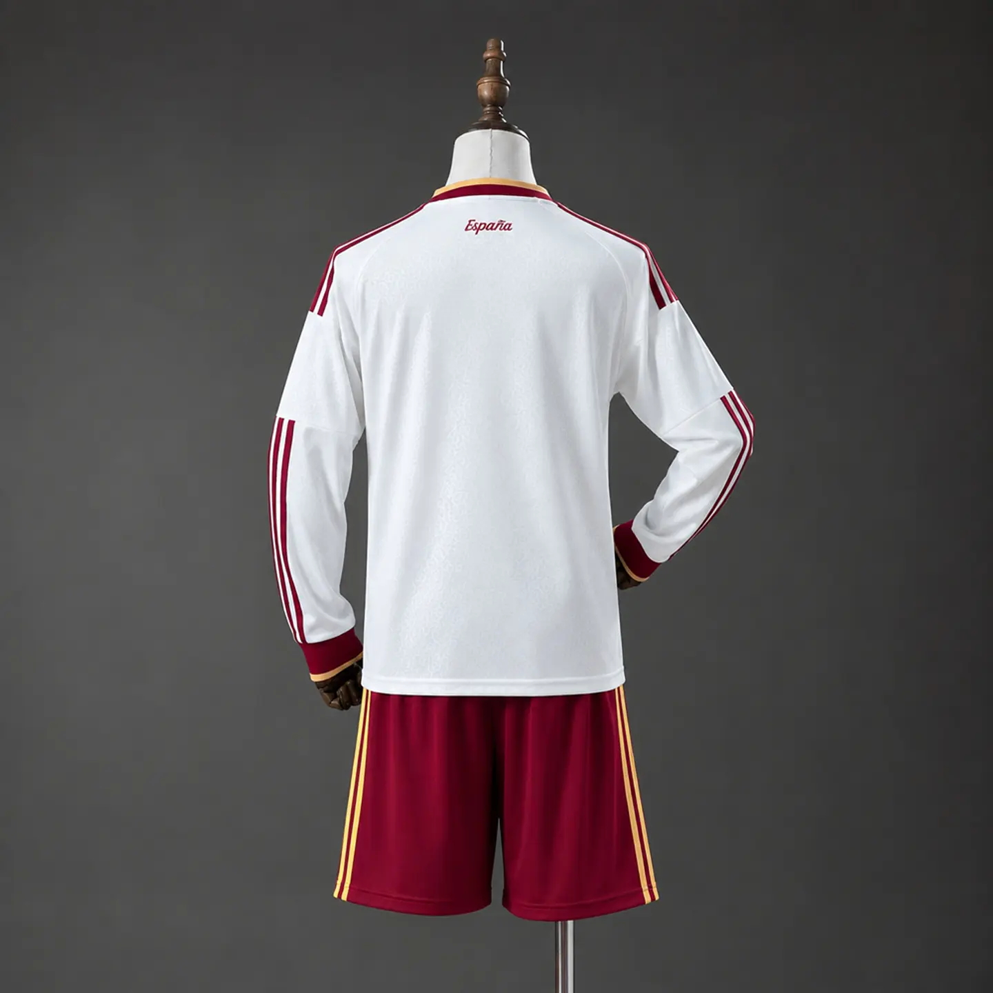 2026 Spain Away Long Sleeve Kids Kit 2