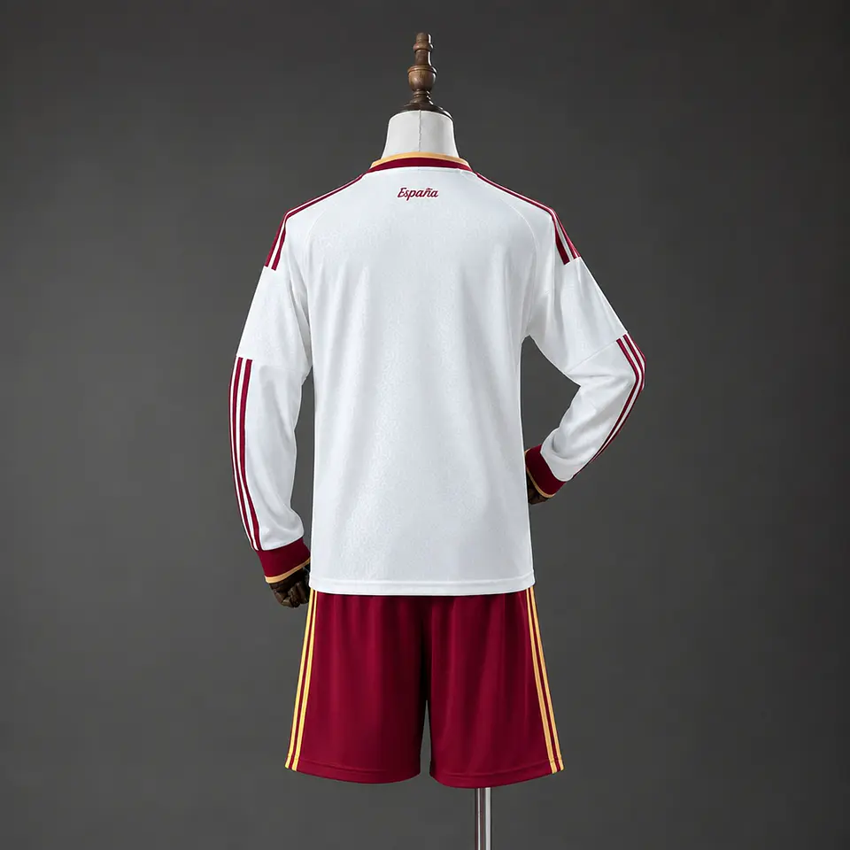 2026 Spain Away Long Sleeve Kids Kit 2