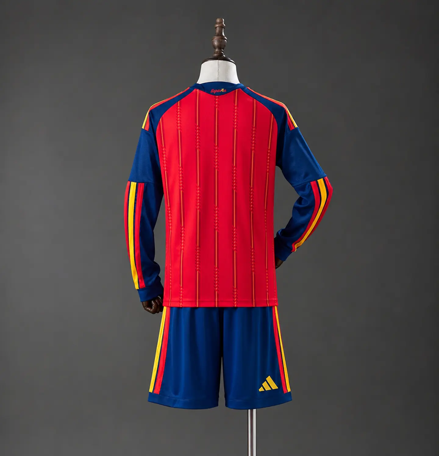 2026 Spain Home Long Sleeve Kids Kit 2