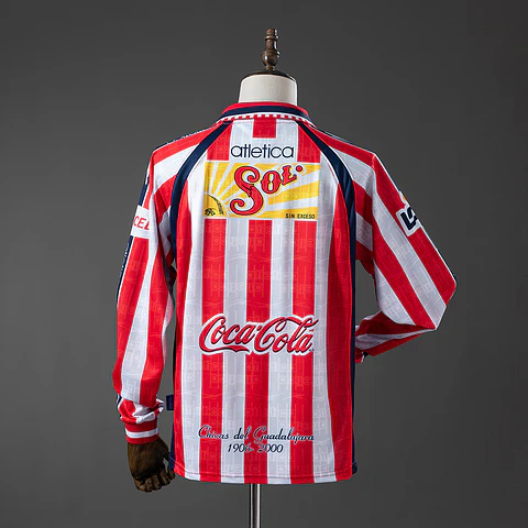 1999-00 Chivas de Guadalajara Home Long Sleeve Jersey