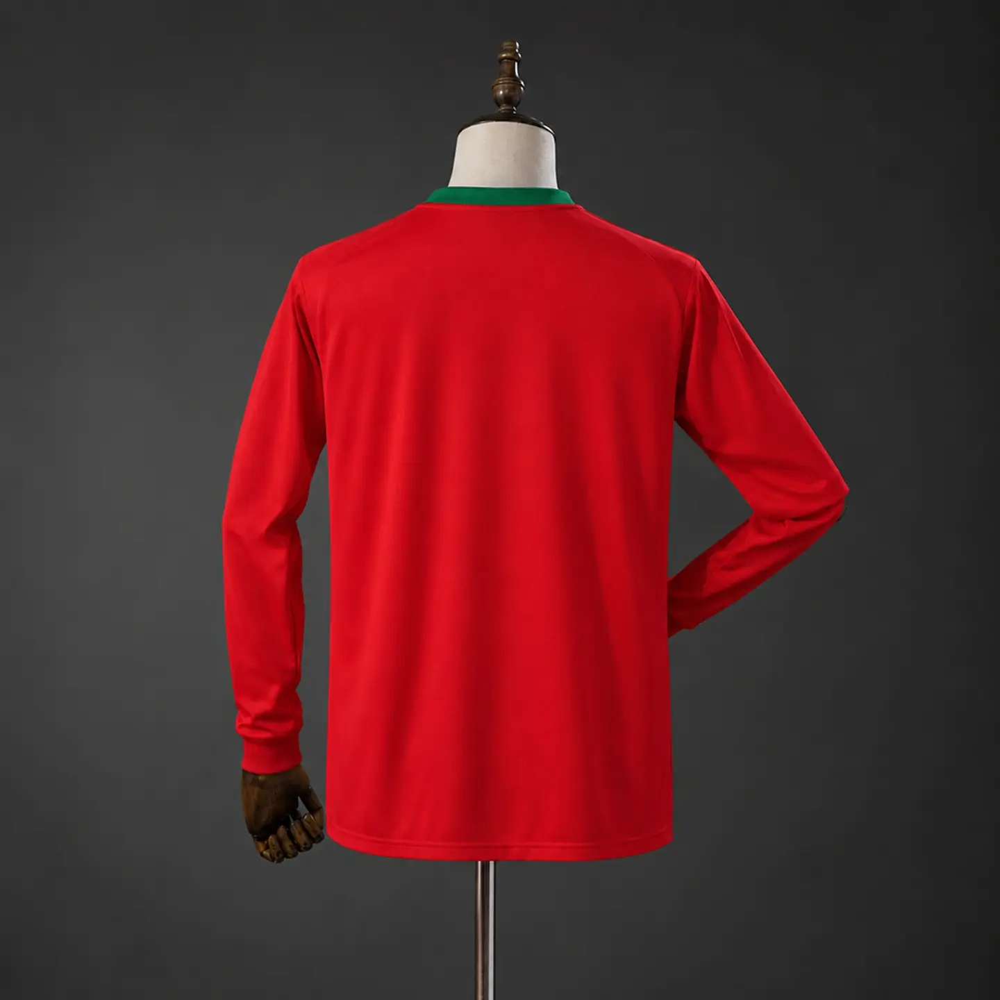2012 Portugal Home Long Sleeve Jersey 2