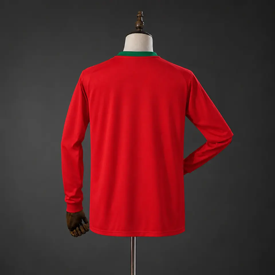 2012 Portugal Home Long Sleeve Jersey 2