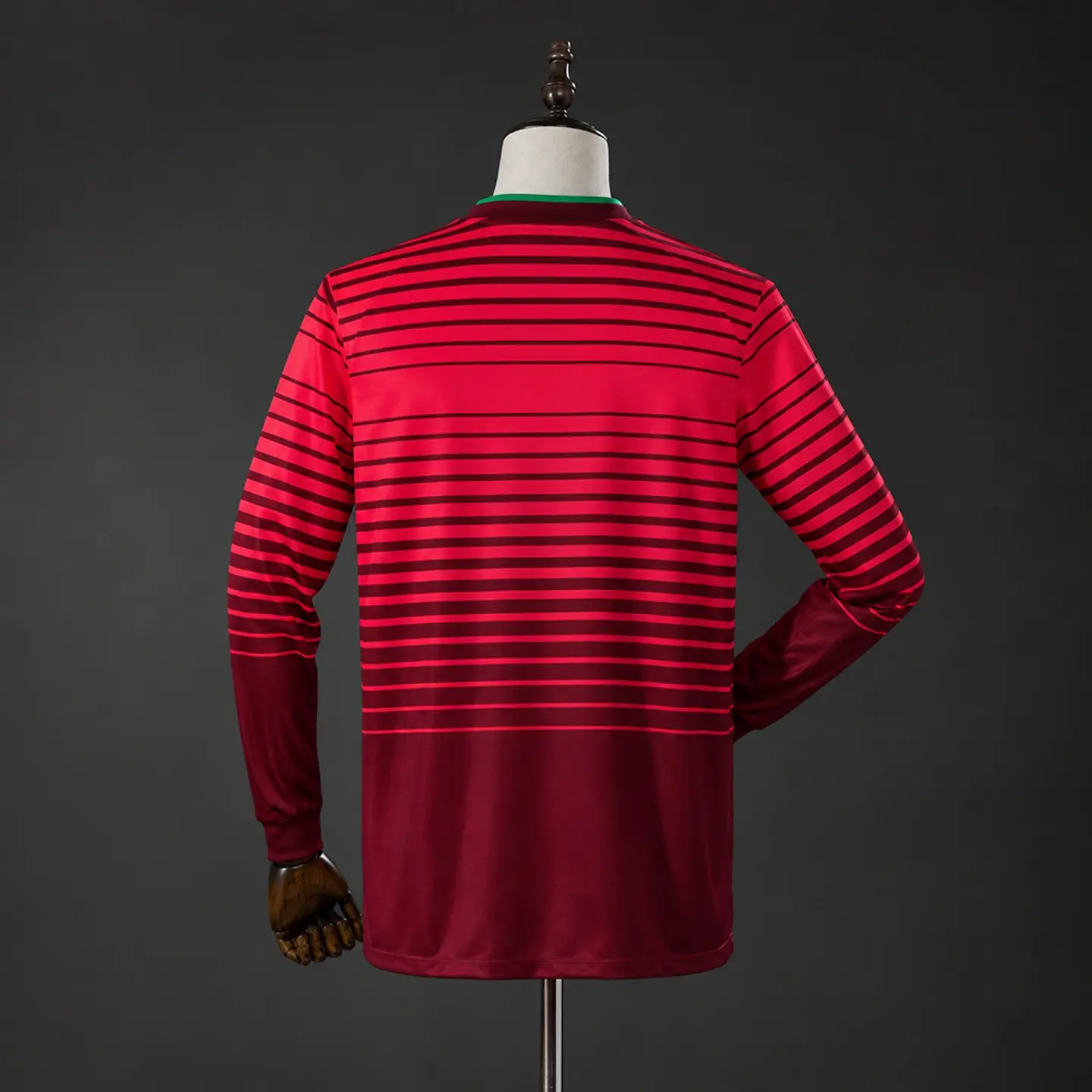 2014 Portugal Home Long Sleeve Jersey 2