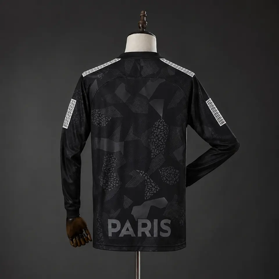 2017-18 PSG Third Long Sleeve Jersey 2
