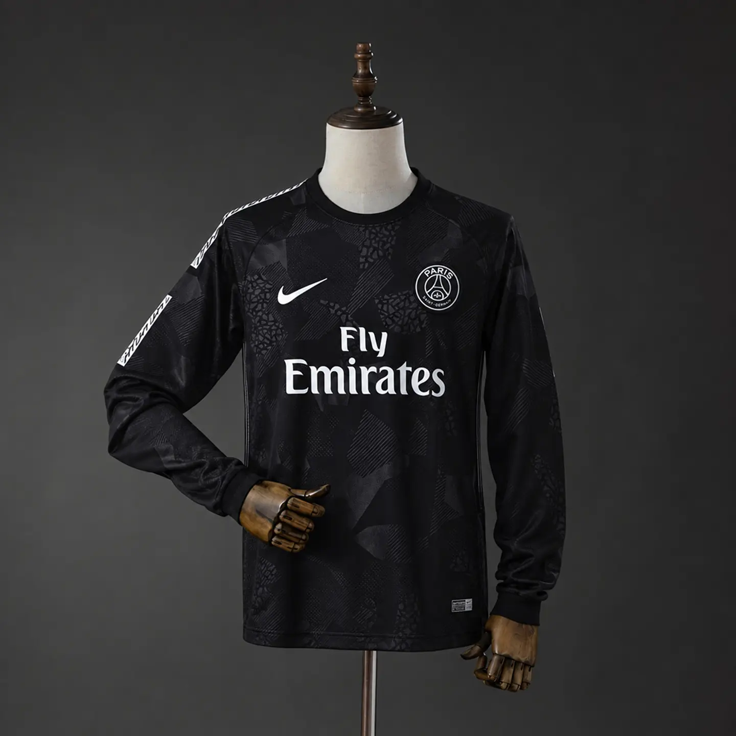 2017-18 PSG Third Long Sleeve Jersey 1