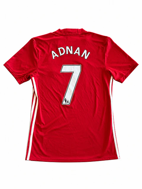 Authentic 2016-17 Manchester United Home Adnan Januzaj 7 Jersey