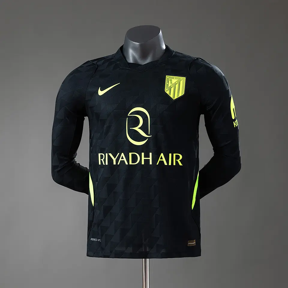 2026-27 Atletico Madrid Away Long Sleeve Player Edition Jersey 1