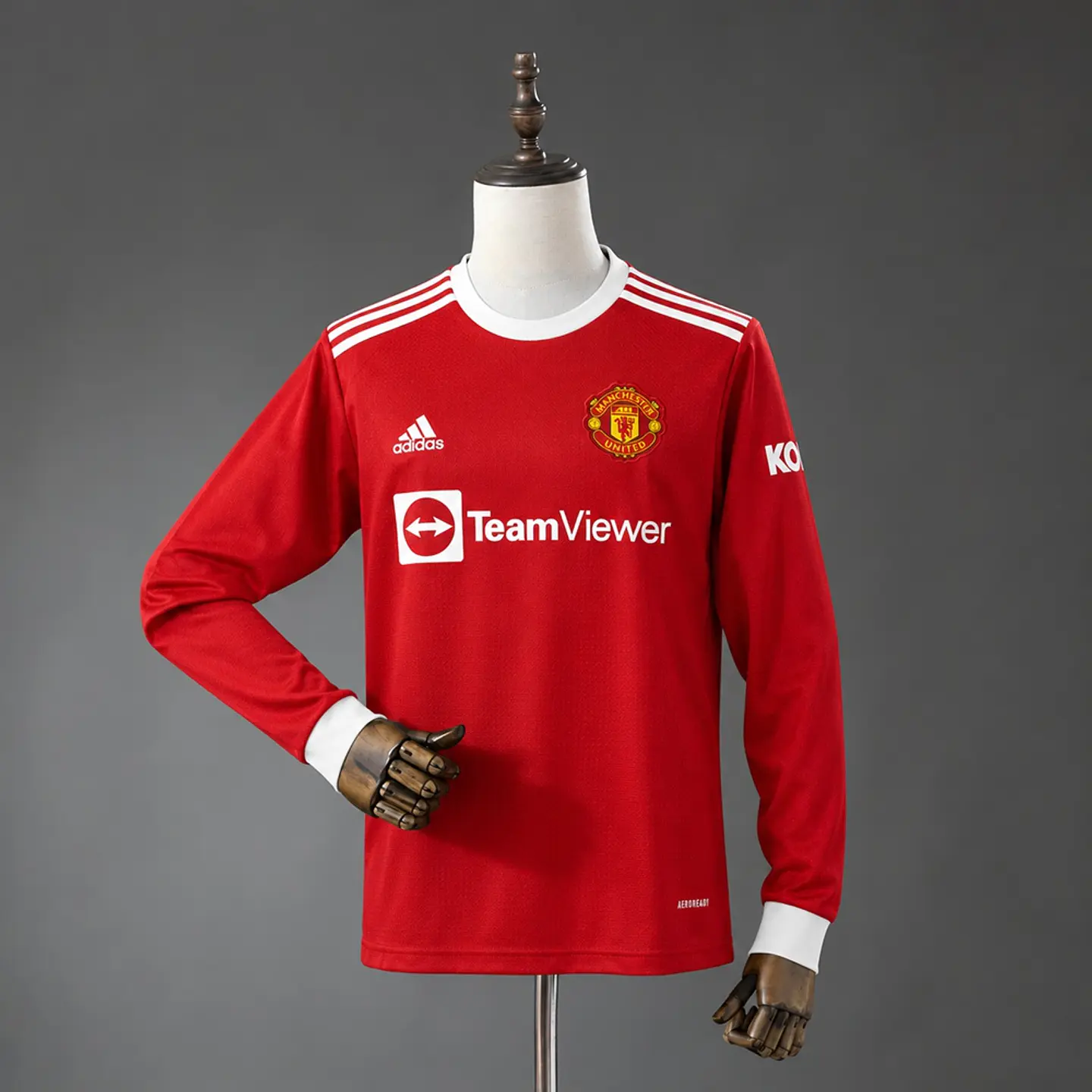 2021-22 Manchester United Home Long Sleeve Jersey 1