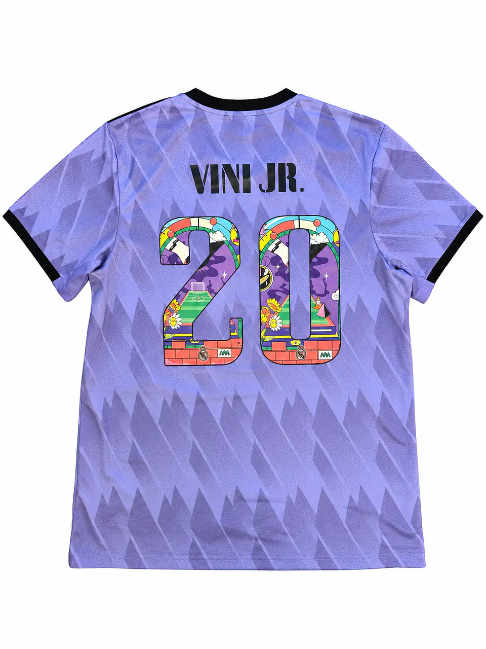 Authentic 2022-23 Real Madrid Away Vinicius Jr. #20 Common Goal Charity Nameset Jersey 1