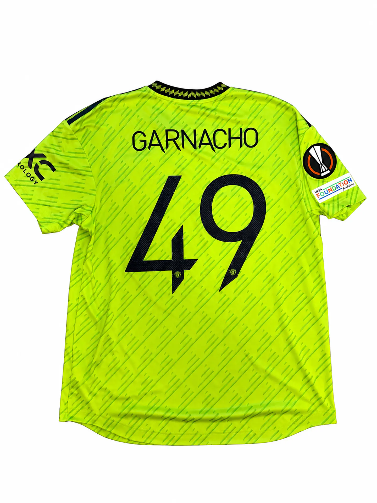 Authentic 2022-23 Manchester United Third Alejandro Garnacho #49 Player Edition Jersey 1