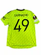 Authentic 2022-23 Manchester United Third Alejandro Garnacho #49 Player Edition Jersey - thumbnail 1