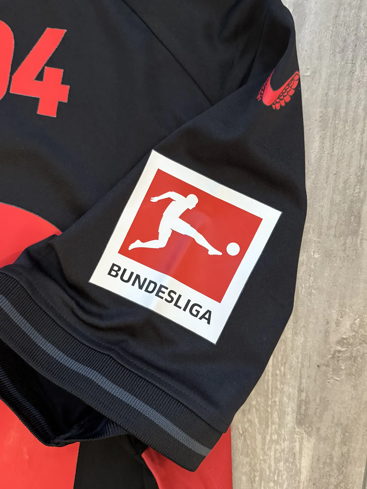 Authentic 2023-24 Bayer Leverkusen Home Jeremie Frimpong #30 Player Edition Jersey 3