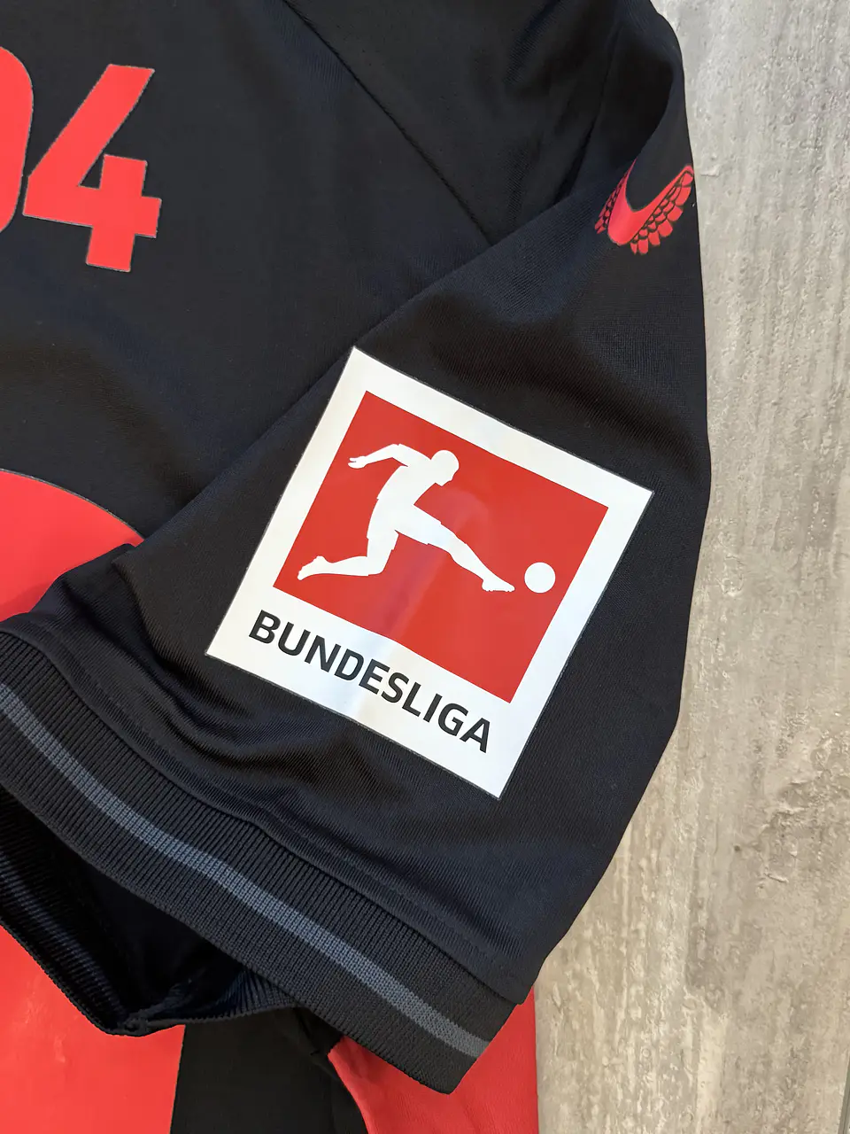 Authentic 2023-24 Bayer Leverkusen Home Jeremie Frimpong #30 Player Edition Jersey 3