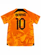 2022 Netherlands Home Memphis Depay #10 Player Edition Jersey - thumbnail 1