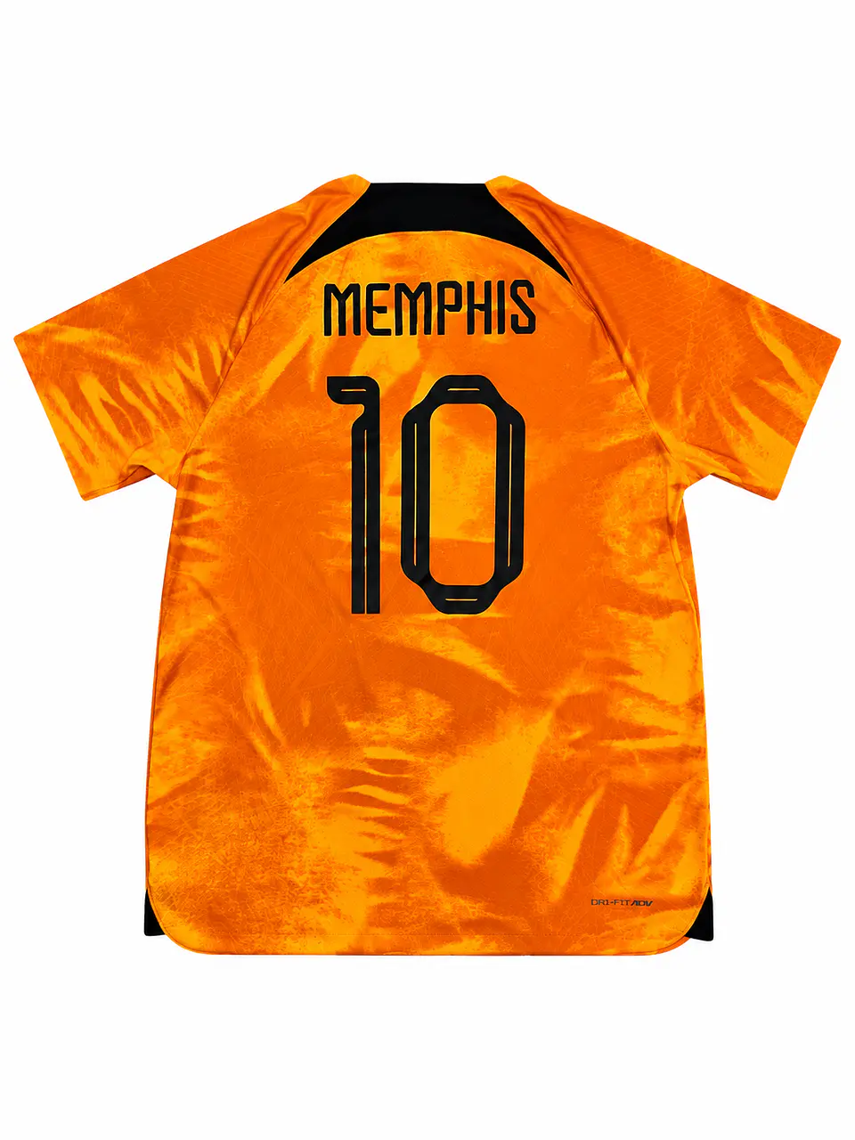 2022 Netherlands Home Memphis Depay #10 Player Edition Jersey 1