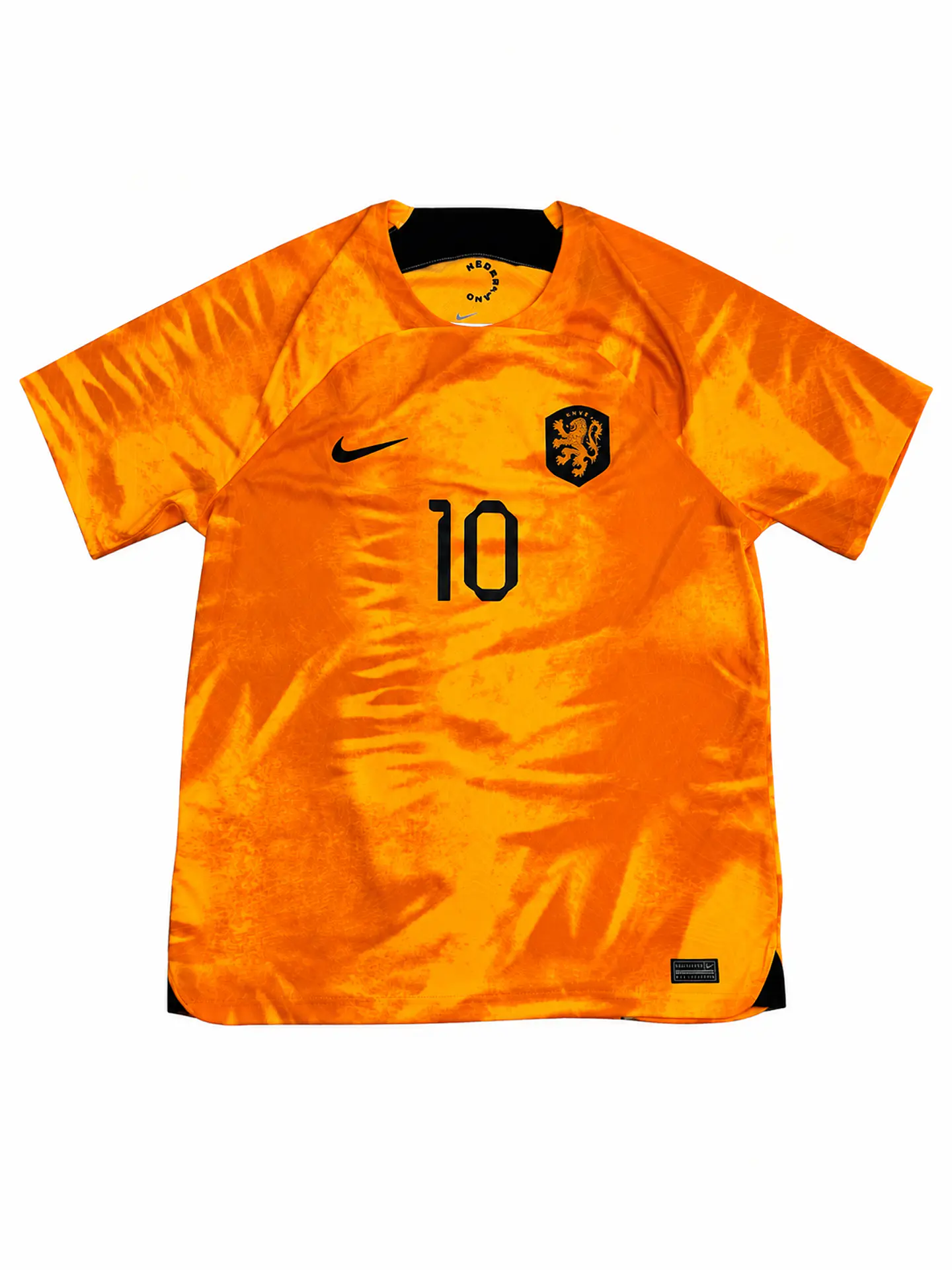 2022 Netherlands Home Memphis Depay #10 Player Edition Jersey 2