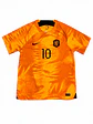 2022 Netherlands Home Memphis Depay #10 Player Edition Jersey - thumbnail 2
