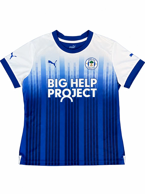 Authentic 2022-23 Wigan Athletic Home Kids Jersey