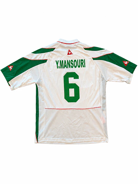 2004 Algeria Home Yazid Mansouri #6 Jersey