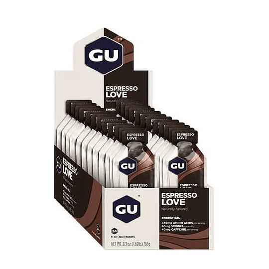 Gel GU Espresso Love Caja (24 Unid)