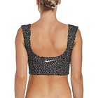 Crop Top Nike Swim Reversible NESSC318 Negro 2