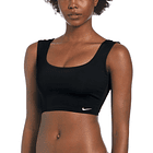 Crop Top Nike Swim NESSC235 Negro 1