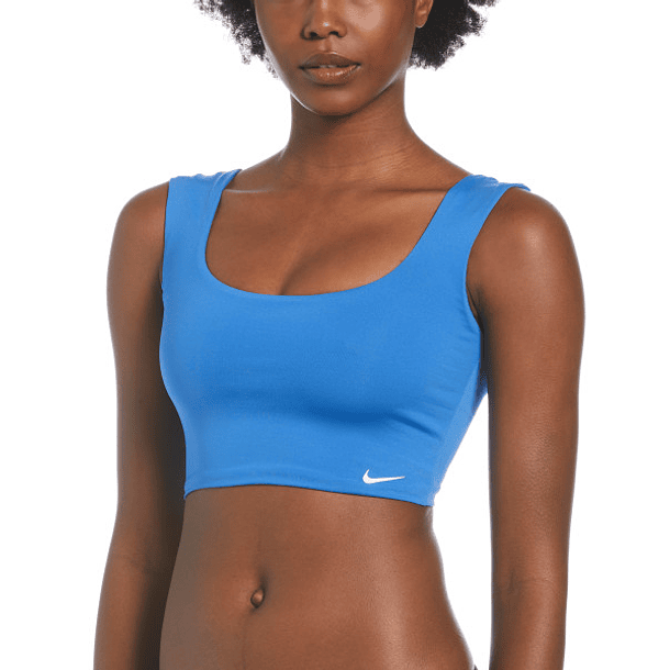 Crop Top Nike Swim NESSC235 Azulino 1