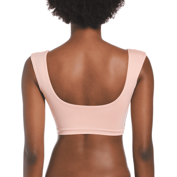 Crop Top Nike Swim NESSC235 Coral 2