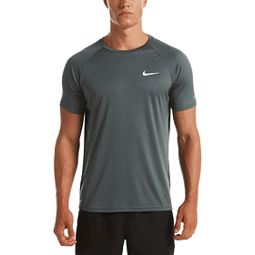 Polera Manga Corta Nike Swim Hydroguard NESSA586 Hombre Gris