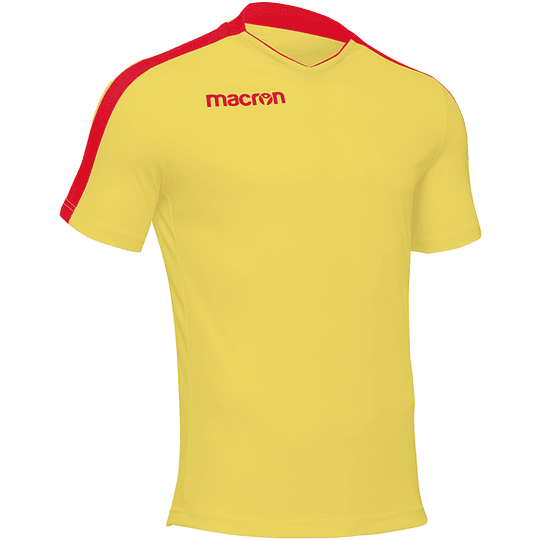 Camiseta Earth Macron Amarilla-Rojo