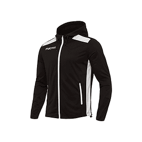 Polerón Pan Full Zipper Macron Negro