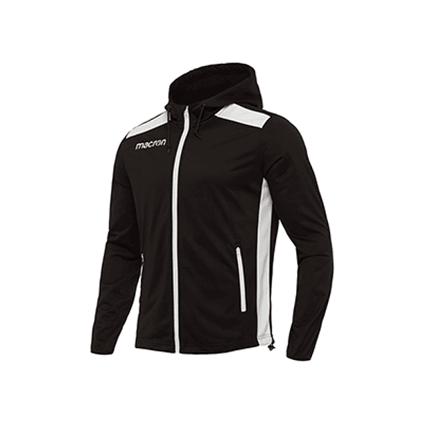 Polerón Pan Full Zipper Macron Negro