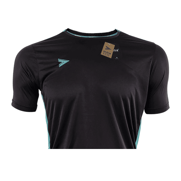 Uniforme Mitre Manchester Delta Eco Adulto Negro-Turquesa 2