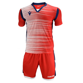 Uniforme Macron Napoles Hero Eco Friendly Adulto Rojo-Blanco