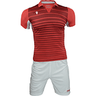 Uniforme Macron Tabit Hero Eco Friendly Adulto Rojo-Blanco 1