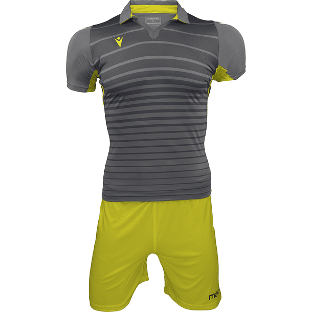 Uniforme Macron Tabit Hero Eco Friendly Adulto Gris-Amarillo 1