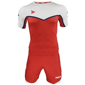 Uniforme Mitre Chelsea Delta Eco Adulto Rojo-Blanco