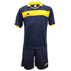 Uniforme Mitre London Delta Eco Adulto Azul Marino-Amarillo 1