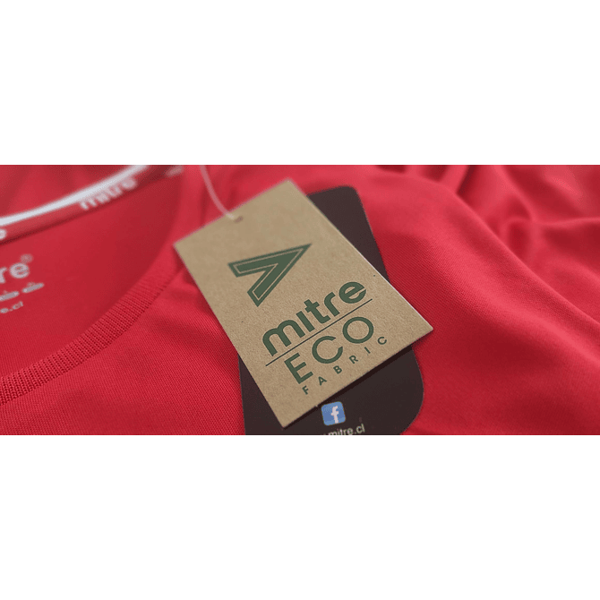 Uniforme Mitre London Delta Eco Adulto Blanco-Rojo - Image 3