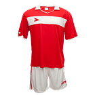 Uniforme Mitre London Delta Eco Adulto Rojo-Blanco 1