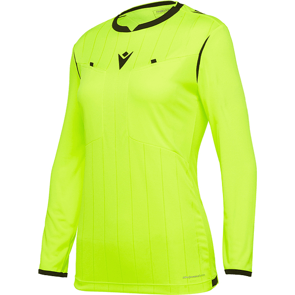 Camiseta Árbitro Macron Stephanie Manga Larga ANFP