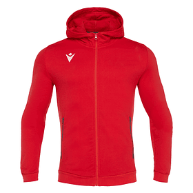 Polerón Hoody Cello Hombre Macron Rojo
