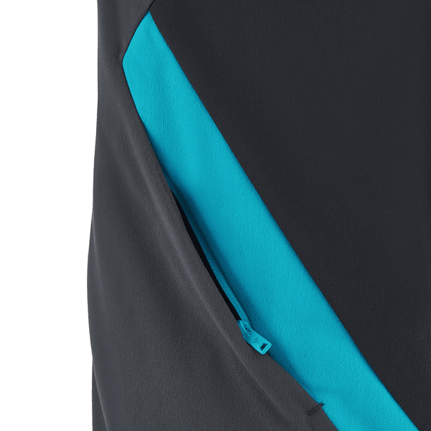 Polerón Full Zipper Raijin Macron Gris 4