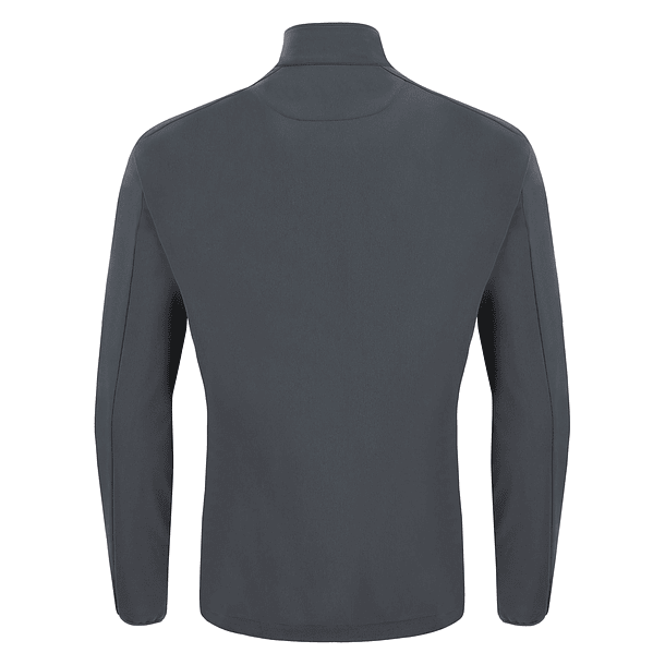 Polerón Full Zipper Raijin Macron Gris 6